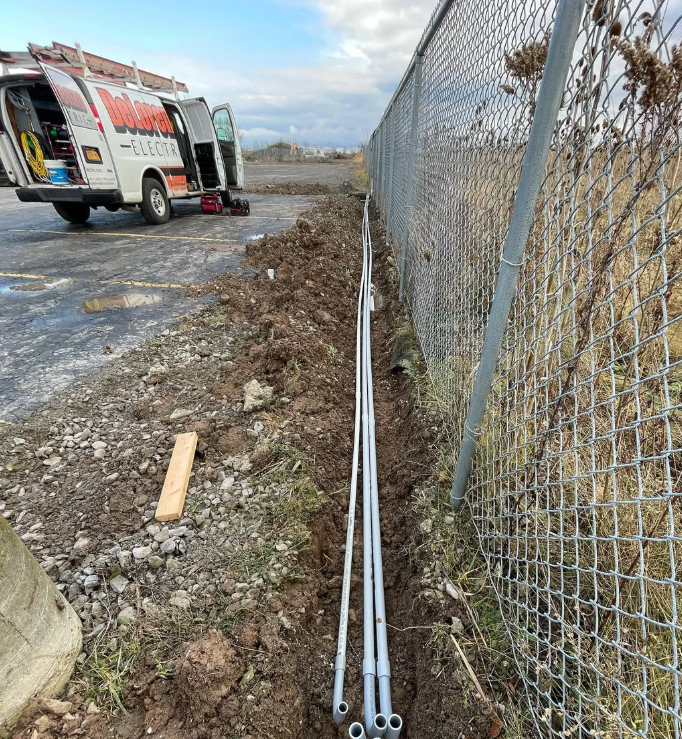Underground electrical conduit installation